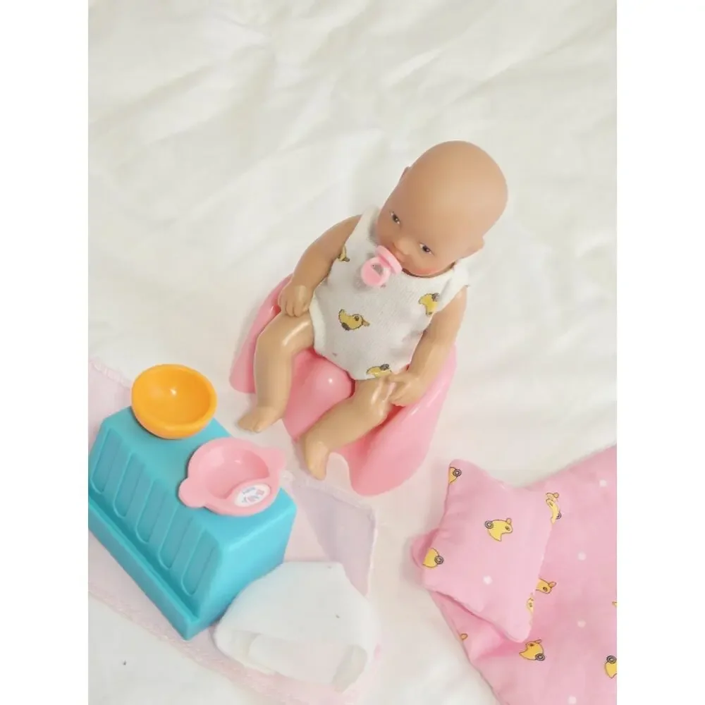 Zapf Creation MiniWorld Mini World Mini Baby Born Doll Set Germany Vtg Collectio